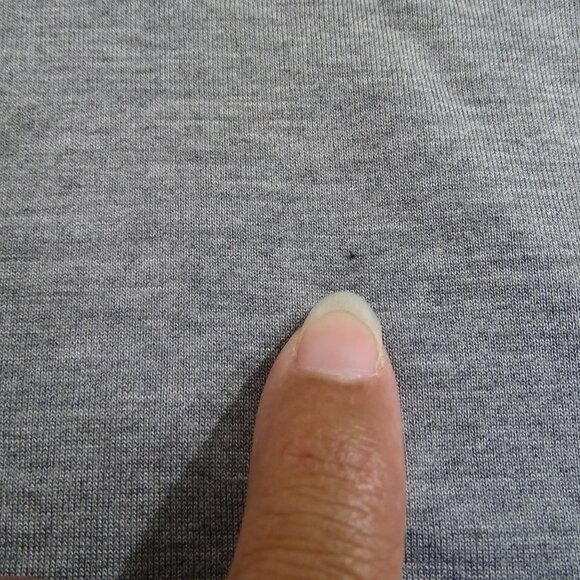 Athletic Works Soft Pullover Hoodie Heather Grey Women Size L 12-14 Thumb Hole - Picture 11 of 11